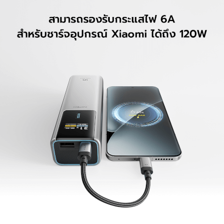 สายชาร์จเร็ว CUKTECH รุ่น CTC615S 6A 240W USB-C ยาว 15 ซม. สีดำ (รองรับการชาร์จ PD3.1)_10